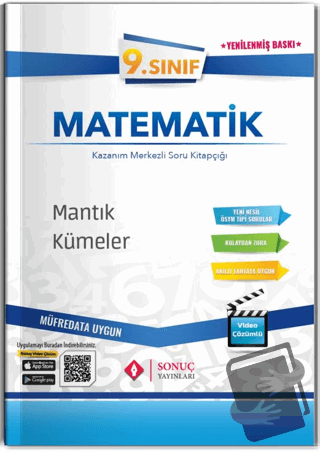 9. Sınıf Mantık Kümeler - Kolektif - Sonuç Yayınları - Fiyatı - Yoruml