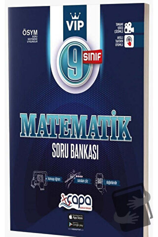 9. Sınıf Matematik Soru Bankası, Kolektif, Çapa Yayınları, Fiyatı, Yor