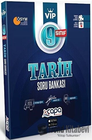 9. Sınıf Tarih Vip Soru Bankası, Kolektif, Çapa Yayınları, Fiyatı, Yor