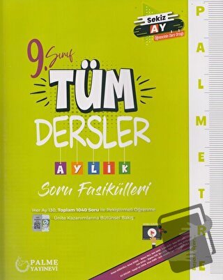 9. Sınıf Tüm Dersler Palmetre Aylık Çalışma Fasikülleri - Kolektif - P