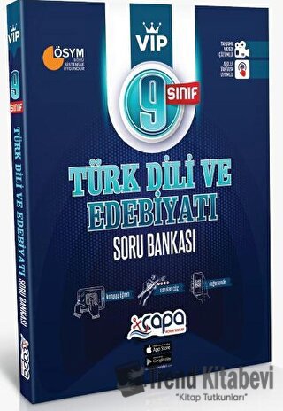 9. Sınıf Türk Dili ve Edebiyatı VİP Soru Bankası, Kolektif, Çapa Yayın