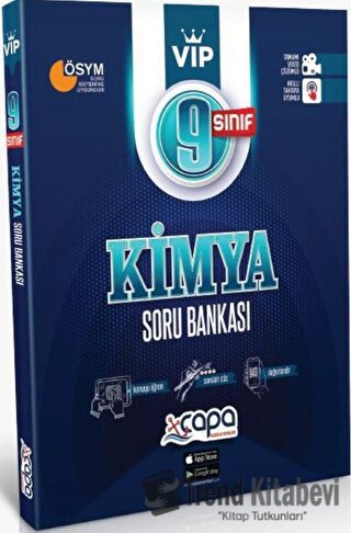 9. Sınıf Vip Kimya Soru Bankası, Kolektif, Çapa Yayınları, Fiyatı, Yor