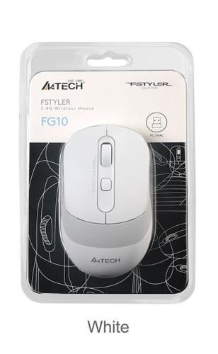 A4 Tech Fg10 Beyaz Nano Kablosuz Optik 2000 Dpı Mouse - - A4Tech - Fiy