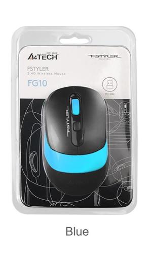 A4 Tech Fg10 Mavi Nano Kablosuz Optik 2000 Dpı Mouse - - A4Tech - Fiya