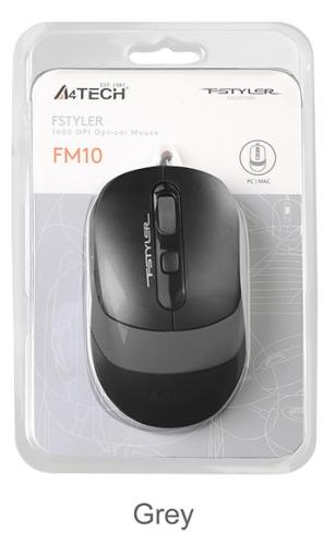 A4 Tech Fm10 Usb Fstyler Gri Optik 1600 Dpı Mouse - - A4Tech - Fiyatı 