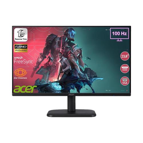 Acer 23.8" Ek241Ye 1Ms 100Hz Ips Vga Hdmı Vesa Um.qe1Ee.e03 Monitör - 