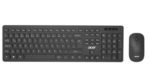 Acer Oak-920 Siyah Kablosuz Sessiz Tuşlu 2.4 Ghz Klavye Moue Set ( Mou