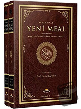 Açıklamalı Yeni Meal (2 Cilt Takım) (Ciltli) - Arif Aytekin - Mirac Ya