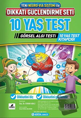 Adeda - DGS Dikkati Güçlendirme Seti 10 Yaş Test Görsel Algı Testi - K