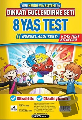 Adeda DGS Dikkati Güçlendirme Seti 8 Yaş Test Görsel Algı Testi - Kole