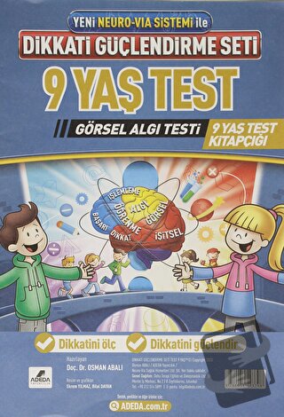 Adeda DGS Dikkati Güçlendirme Seti 9 Yaş Test Görsel Algı Testi - Kole