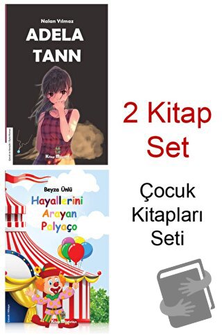 Adela Tann Hayallerini Arayan Palyaço Çocuk Kitapları Seti (2 Kitap) -