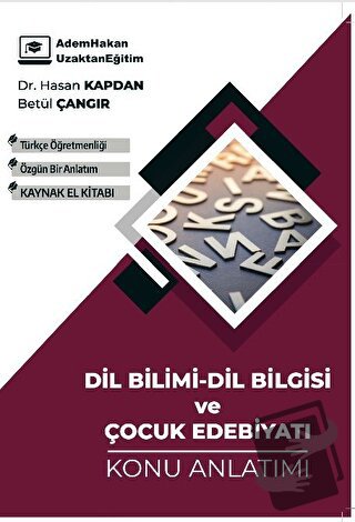 ÖABT Türkçe Dil Bilimi Dil Bilgisi ve Çocuk Edebiyatı Konu Anlatımı - 