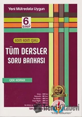 Adım Adım Işıklı 6. Sınıf Tüm Dersler Soru Bankası, Kolektif, Bilal Iş