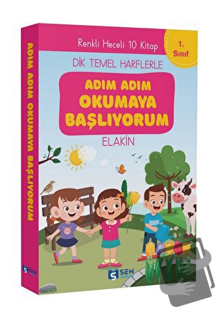 Adım Adım Okumaya Başlıyorum İlk Okuma Kitapları - Kolektif - Sen Yayı