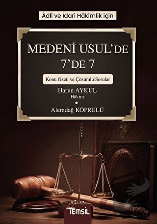 Adli ve İdari Hakimlik İçin Medeni Usul’de 7’de 7 - Alemdağ Köprülü - 