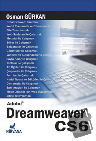 Adobe Dreamweaver CS6 - Osman Gürkan - Nirvana Yayınları - Fiyatı - Yo