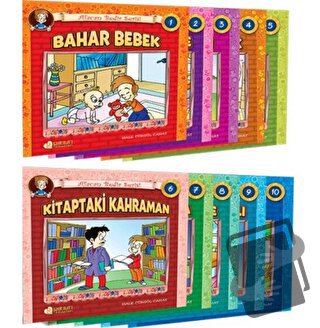 Afacan Bedir Serisi (10 Kitap Set) - Hale Cürgül Canat - Erkam Yayınla