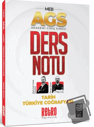 AGS Tarih ve Türkiye Coğrafyası Ders Notu - Önay Çepe - Retro Yayıncıl