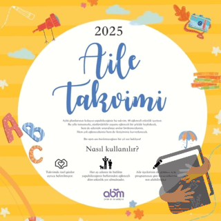 Aile Takvimi 2025 - Kolektif - Abm Yayınevi - Fiyatı - Yorumları - Sat