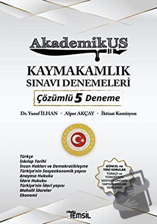 AkademikUS Kaymakamlık Sınavı Denemeleri - Alper Akçay - Temsil Kitap 