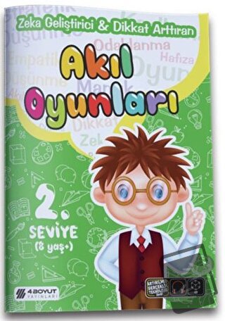 Akıl Oyunları 2.Seviye(8 Yaş+) - Kolektif - 4 Boyut Yayınları - Fiyatı