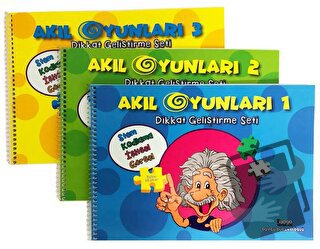 Akıl Oyunları Dikkat Geliştirme Seti (3 Kitap) - Kolektif - Gaga Yayın