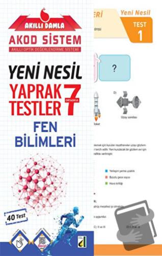 Akıllı Damla Fen Bilgisi Yeni Nesil Yaprak Testler - 7. Sınıf - Kolekt