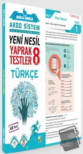 Akıllı Damla Türkçe Yeni Nesil Yaprak Testler-8. Sınıf - Kolektif - Da