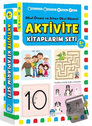 Aktivite Kitaplarım Seti 4+ Yaş - Okul Öncesi ve Erken Okul Dönemi - K