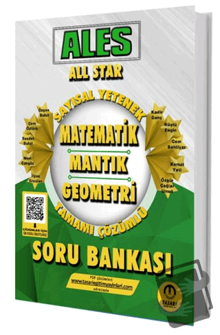 Ales All Star Sayısal Yetenek Çözümlü Soru Bankası - Kollektif - Tasar