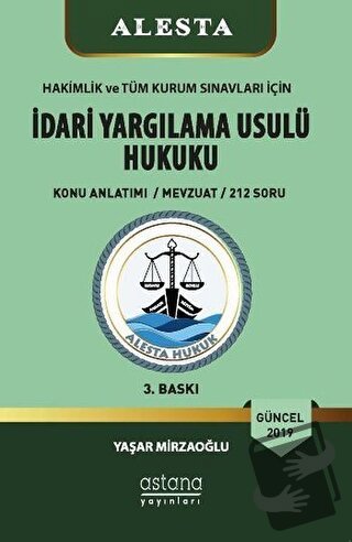 Alesta İdari Yargılama Usulü Hukuku 2020 - Yaşar Mirzaoğlu - Astana Ya