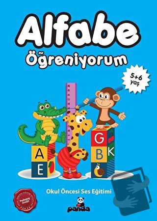 Alfabe Öğreniyorum 5 + 6 Yaş - Afife Çoruk - Beyaz Panda Yayınları - F