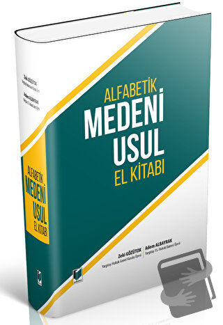 Alfabetik Medeni Usul El Kitabı (Ciltli) - Adem Albayrak - Adalet Yayı