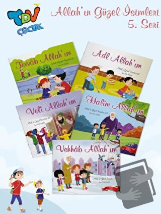 Allah’ın Güzel İsimleri 5. Seri 5 Kitap Takım - Nur Tok Yegin - Türkiy