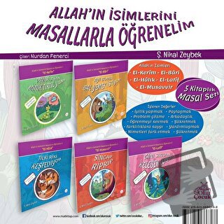 Allah'ın İsimlerini Masallarla Öğrenelim Seti (5 Kitap Takım) - Şerife