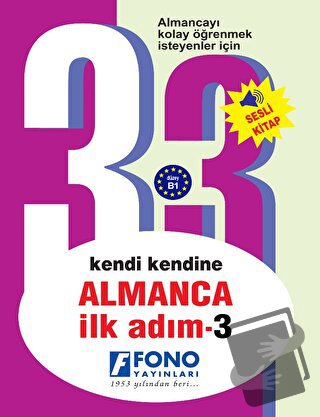 Almanca İlk Adım 3 - Kolektif - Fono Yayınları - Fiyatı - Yorumları - 