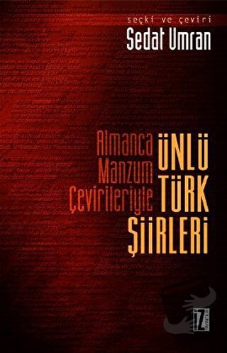 Almanca Manzum Çevirileriyle Ünlü Türk Şiirleri - Kolektif - İz Yayınc