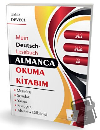 Almanca Okuma Kitabım A1 - A2 - B Seviyesi - Tahir Deveci - Pelikan Tı