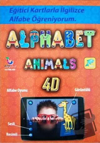 Alphabet Animals 4D - Kolektif - Artge Kids - Fiyatı - Yorumları - Sat