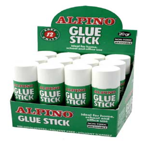 Alpino Stick Yapıştırıcı Solventsiz 20 Gr Gs000020 - 12'li Paket - - A