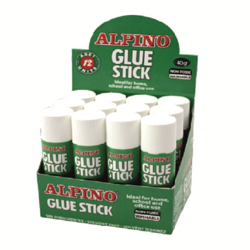 Alpino Stick Yapıştırıcı Solventsiz 40 Gr Gs000040 - 12'li Paket - - A