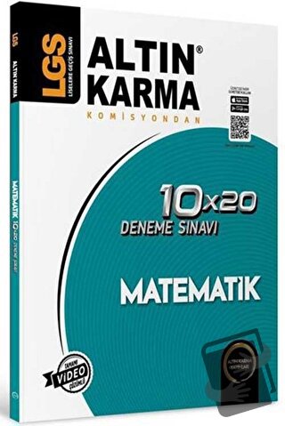 Altınkarma LGS 8. Sınıf  Matematik 10x20 Branş Deneme - Kolektif - Alt