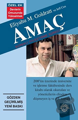 Amaç - Eliyahu M. Goldratt - Optimist Kitap - Fiyatı - Yorumları - Sat