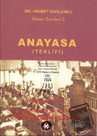 Anayasa (Teklifi) - Hikmet Kıvılcımlı - Sosyal İnsan Yayınları - Fiyat