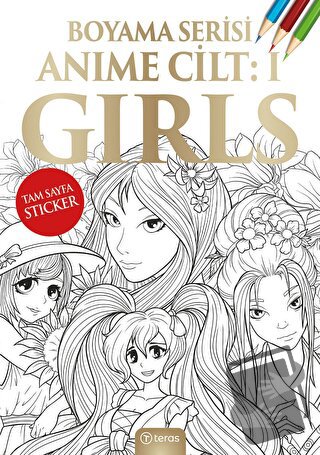 Anime Boyama Cilt I: Girls - Kolektif - Teras Kitap - Fiyatı - Yorumla