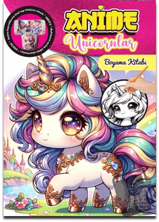 Anime Unicornlar Boyama Kitabı - Kolektif - Doğan Çocuk - Fiyatı - Yor