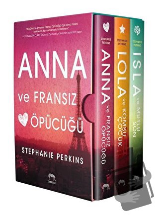 Anna-Lola-Isla Kutu Seti (3 Kitap Takım) (Ciltli) - Stephanie Perkins 