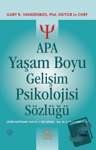 APA Yaşam Boyu Gelişim Psikolojisi Sözlüğü (Ciltli) - Gary R. VandenBo