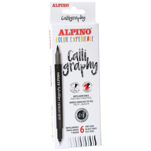 Alpino Calıgraphy Set 6 Lı-Çift Yönlü Ar-001040 - - Alpino - Fiyatı - 